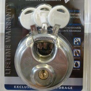 Chateau Heavy Duty Stainless Steel Round Disc Lock